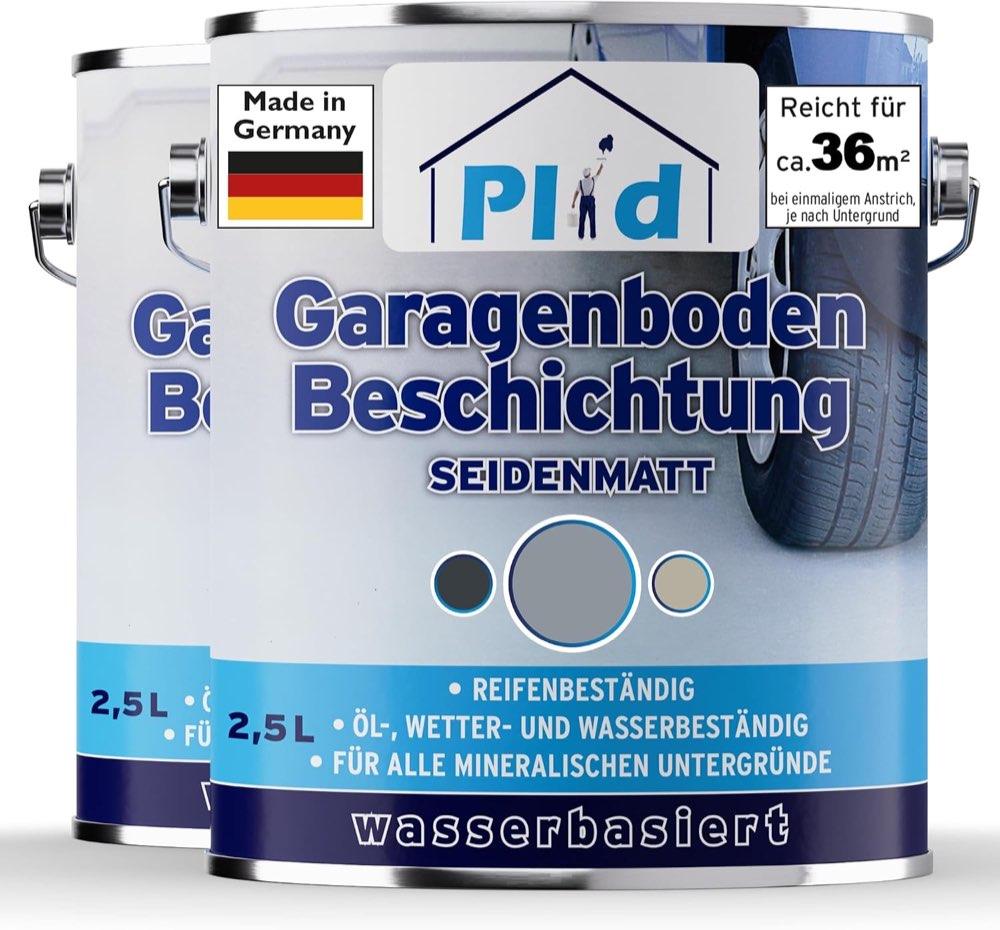 Plid Garagenboden 5 l Silbergrau