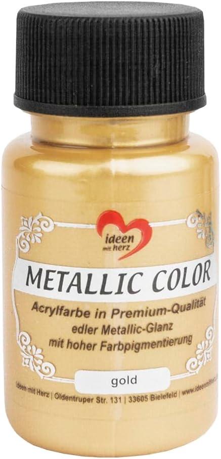 Ideen mit Herz Metallic Gold 50 ml