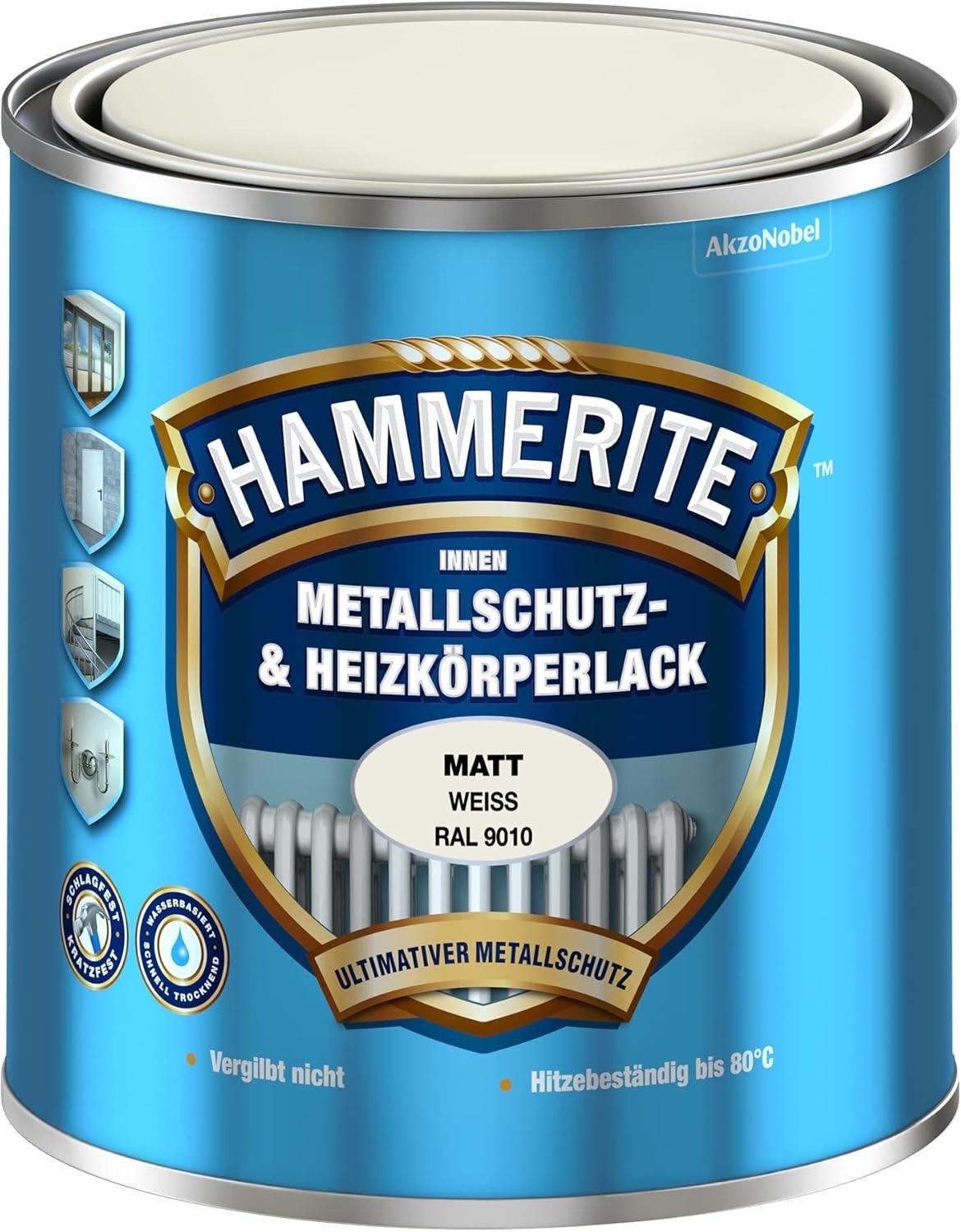 Heizkörperlack Produktbild – Testsieger Hammerite Matt 500 ml