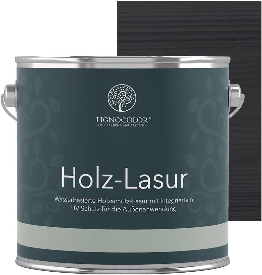 Lignocolor Holzlasur Anthrazit Grau 2,5 l