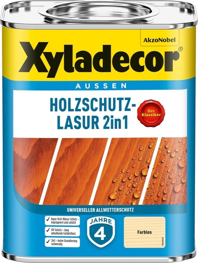 Xyladecor Xyladecor Holzschutz-Lasur 2in1 farblos 750 ml