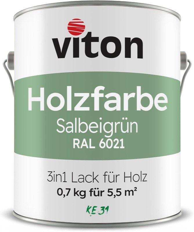 Viton Holzfarbe Salbeigrün RAL 6021 3in1