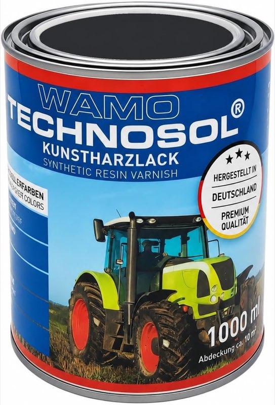 TECHNOSOL Kunstharzlack Schwarzgrau RAL 7021 1 L