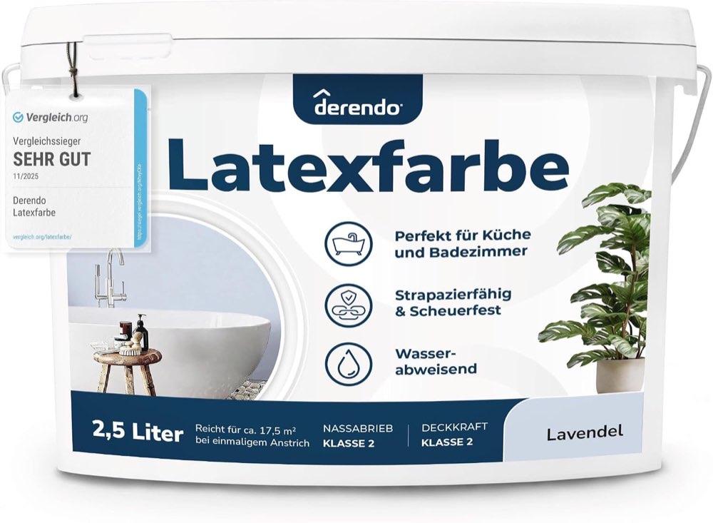derendo Latexfarbe Lavendel matt 2,5 l