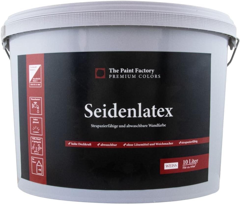 The Paint Factory Seidenlatex 10 l weiß