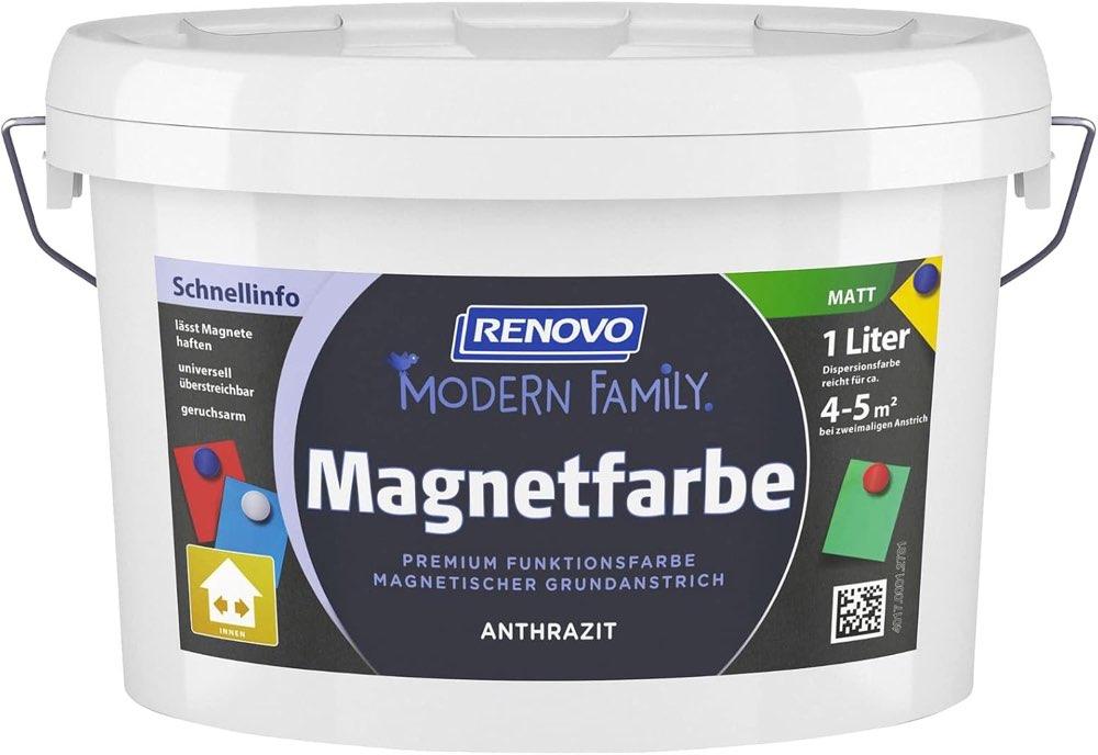 Renovo Magnetfarbe Anthrazit 1 l