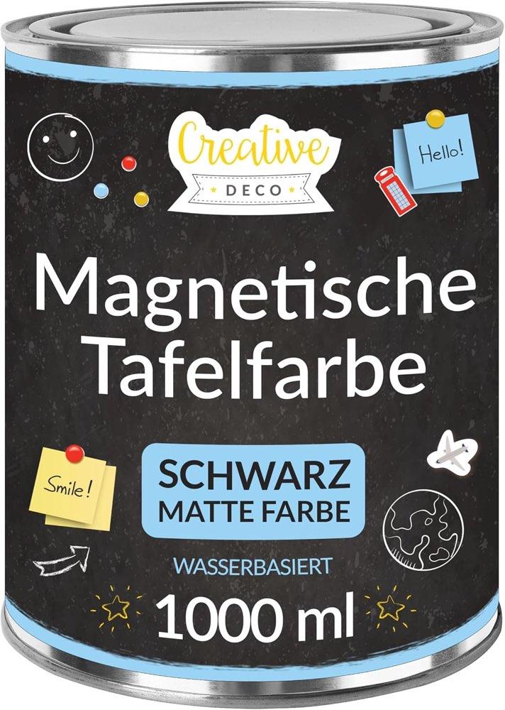 Creative Deco Creative Deco magnetische Tafelfarbe schwarz 1 l