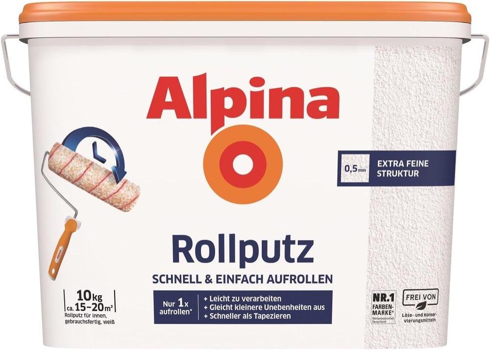 Alpina Rollputz Weiß 10 kg inkl. Rührholz
