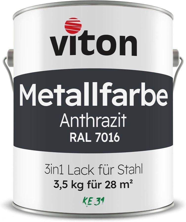 Viton Metallfarbe 3in1 3,5 kg RAL 7016