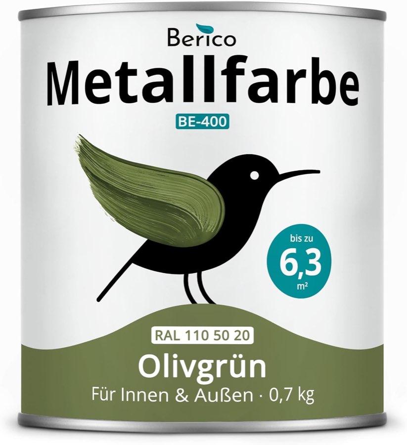 Berico Metallfarbe 4in1 Olivgrün 0,7 kg