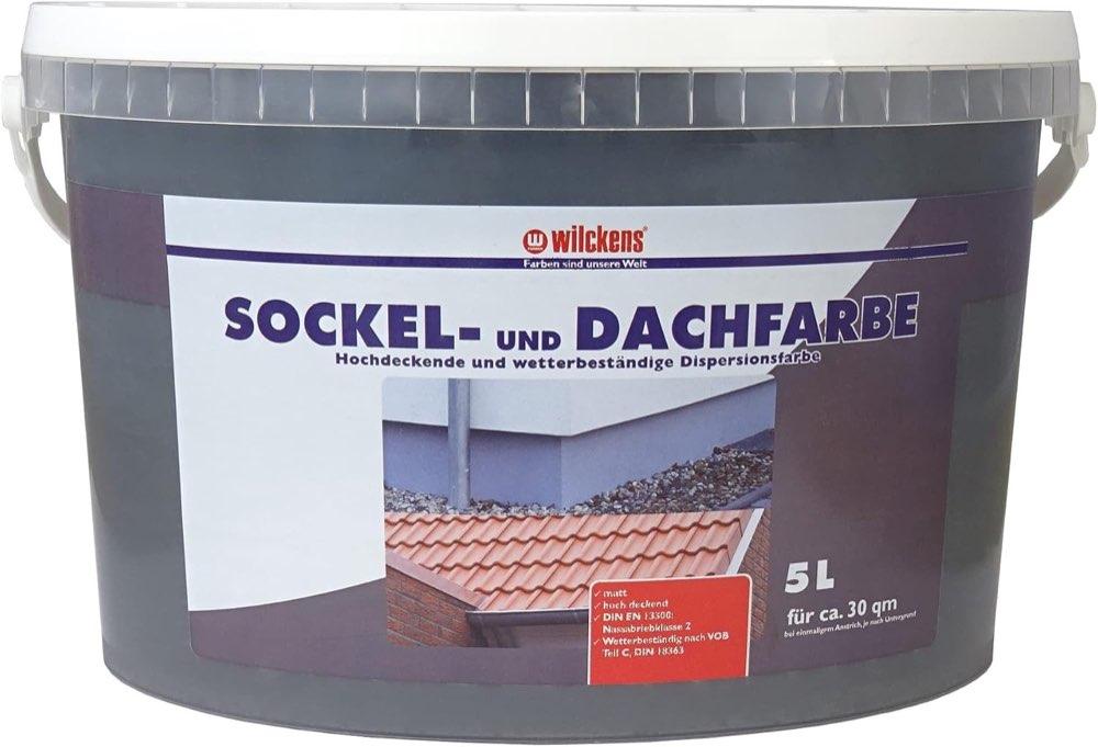 Sockelfarbe Produktbild – Testsieger Wilckens Sockel- und Dachfarbe 5 l Anthrazit