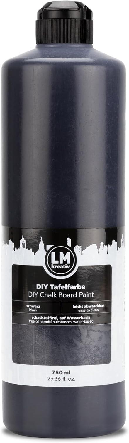 LM-Kreativ Tafelfarbe schwarz 750 ml