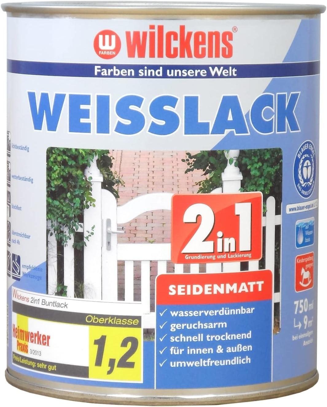 Wilckens Wilckens 2in1 Weisslack seidenmatt 750 ml