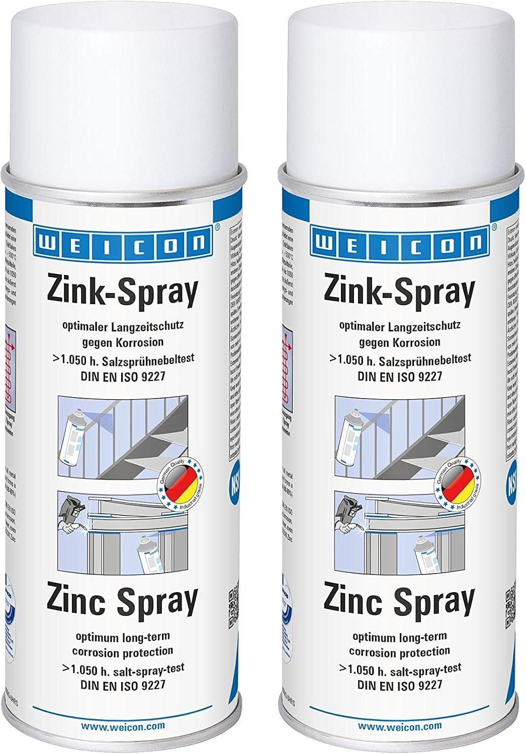 WEICON Zink-Spray verwittert 2×400 ml