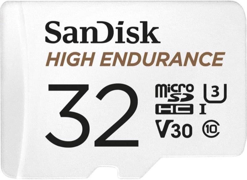 SanDisk High Endurance 32 GB microSDHC, V30