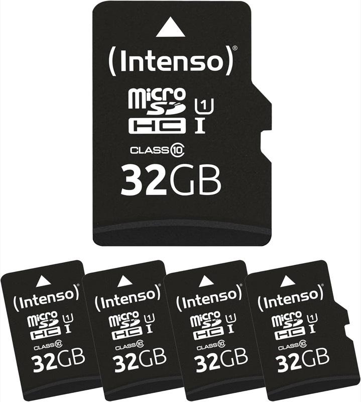 Intenso Premium 32 GB microSDHC 5er-Pack