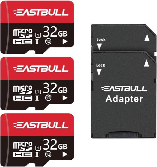 EASTBULL microSDHC 32 GB, 3er-Pack