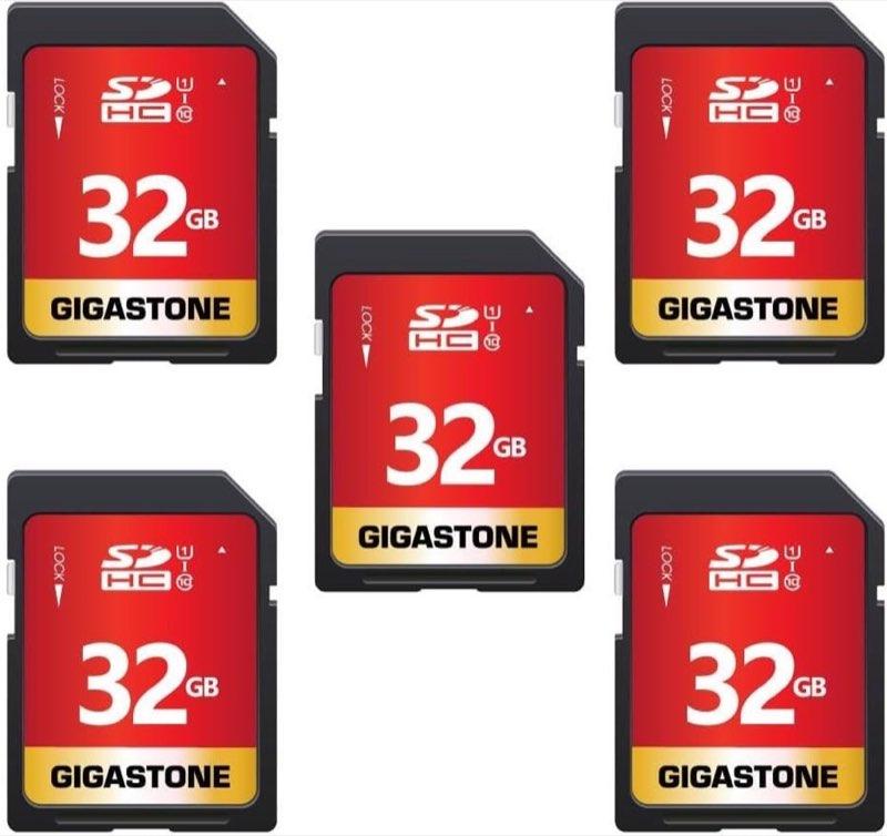 Gigastone SDHC 32 GB, 5er-Pack