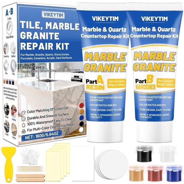 VIKEYTIM Marmor- und Fliesen-Reparaturset 160 g