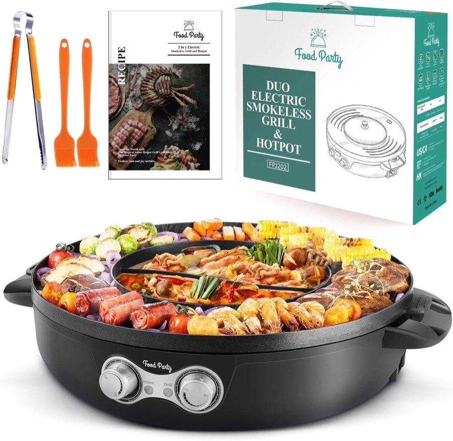 Food Party Hot Pot & Grill 2.0 abnehmbar 2200 W