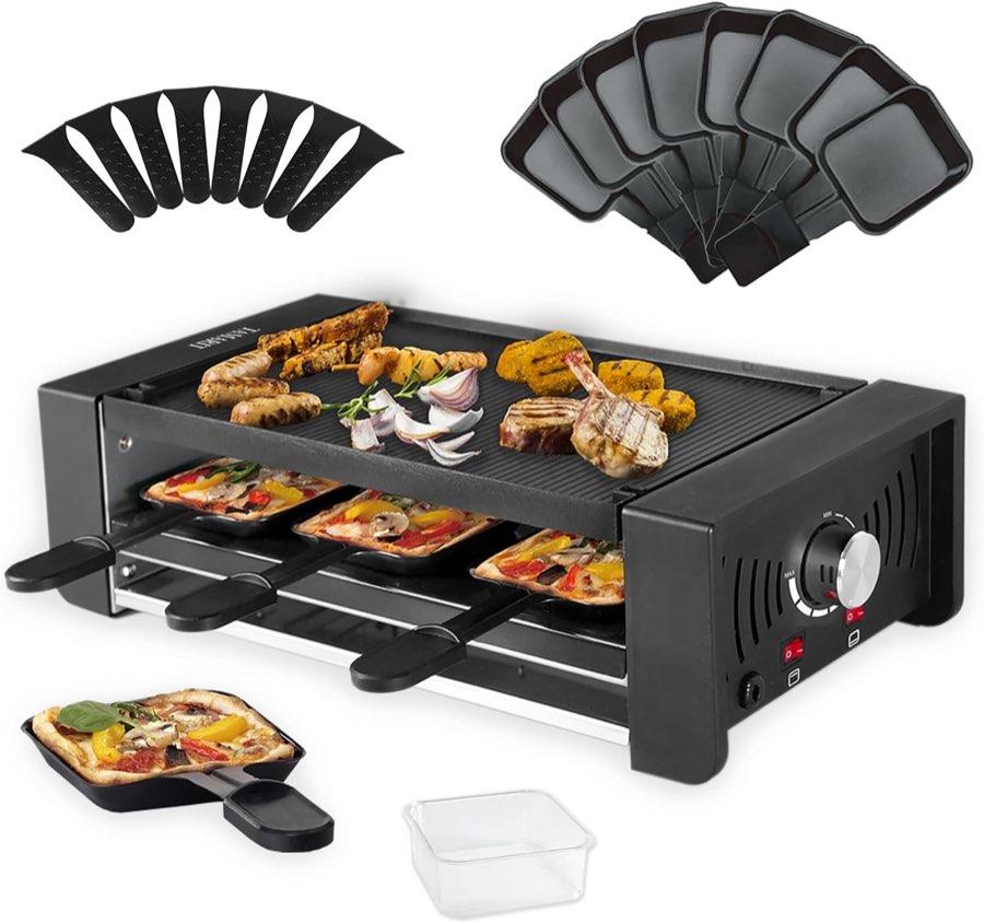 Tamarit Raclette-Grill 1500 W mit Pizza