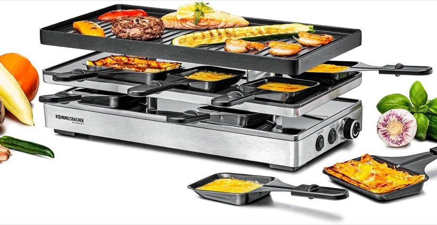 Pizza-Raclette – Testsieger Rommelsbacher Pizza Raclette RCP 1800