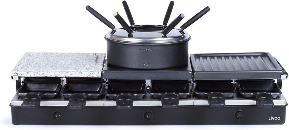 Livoo DOC234 Raclette-Fondue Multi 1650 W