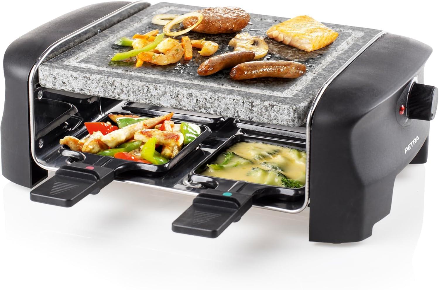 Princess Raclette Naturstein 4 Personen 600 W