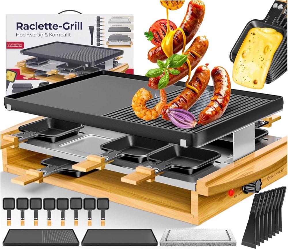 KESSER Raclette Bambus Stein