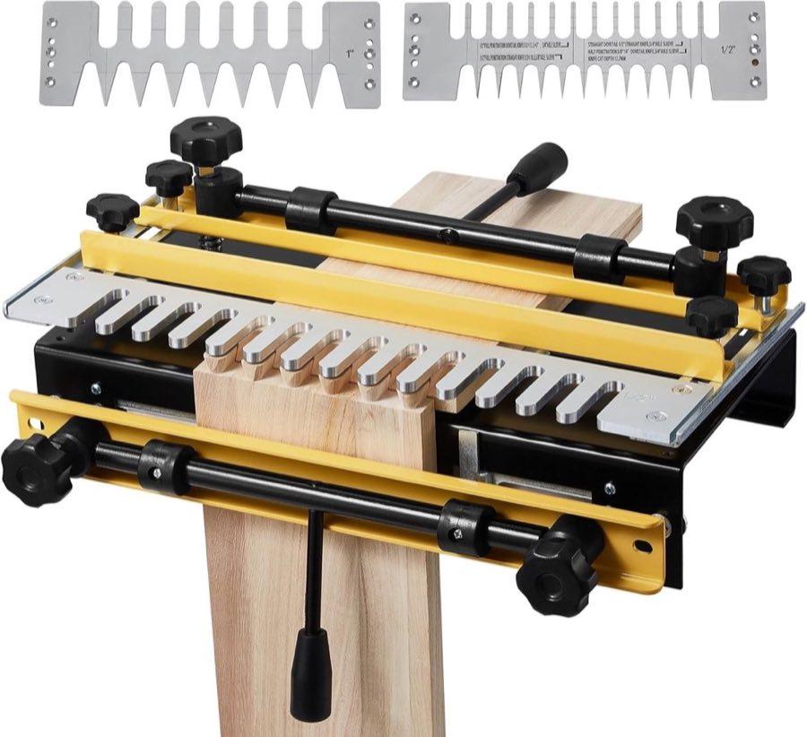 VEVOR Zinkenfräsmaschine 31 cm (3 Schablonen)