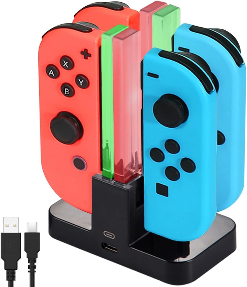 Diyife 4-in-1 Joy-Con-Ladestation