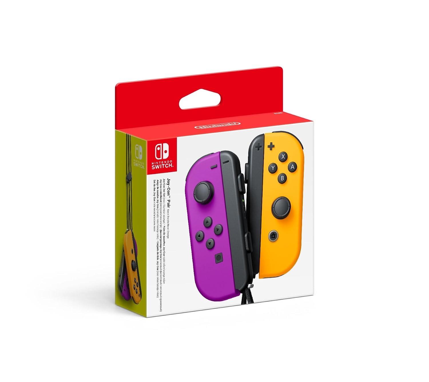 Nintendo Switch Joy-Con Neon-Lila/Orange