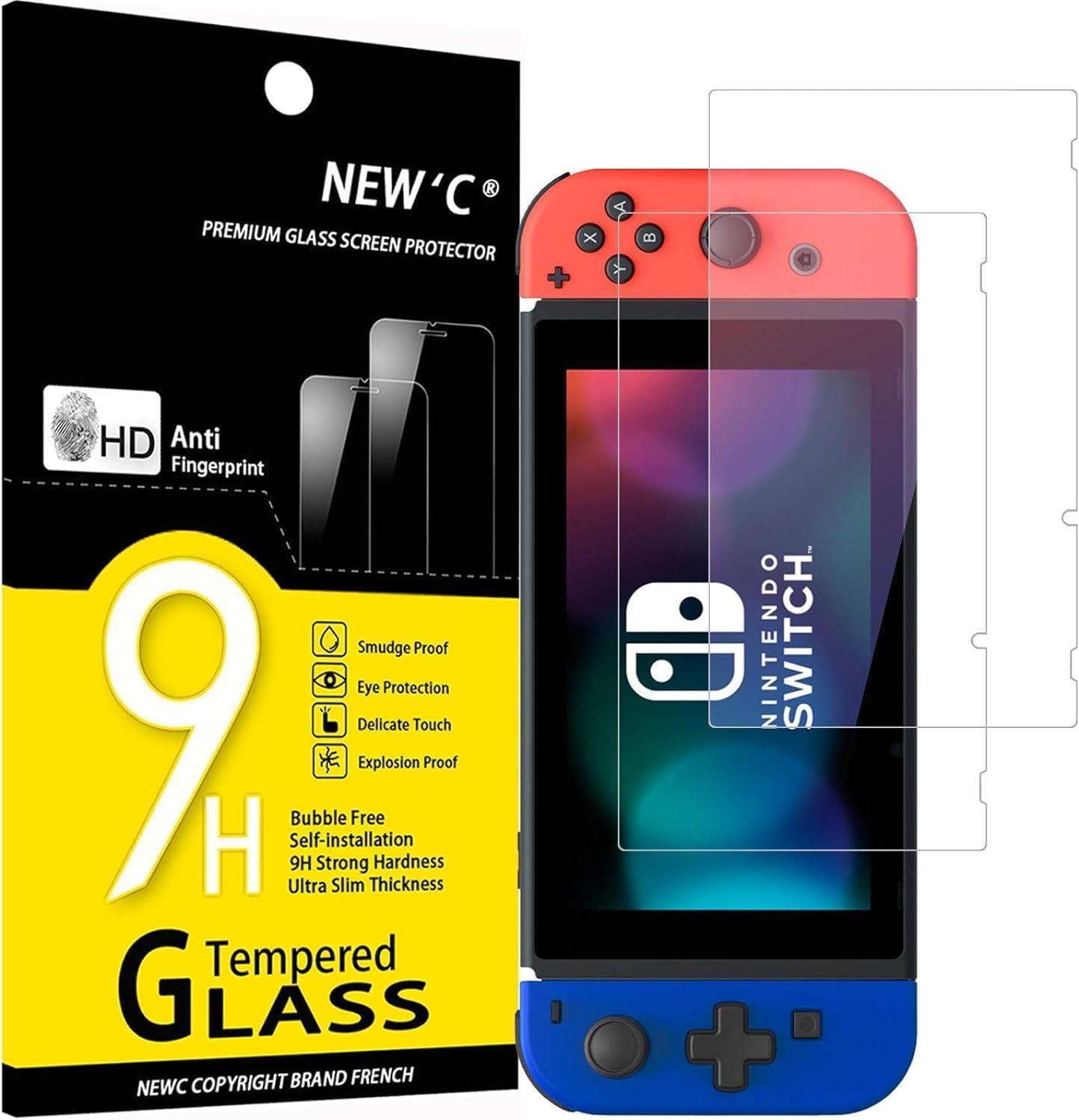 NEW'C NEW'C Schutzfolie für Nintendo Switch für Panzerglas