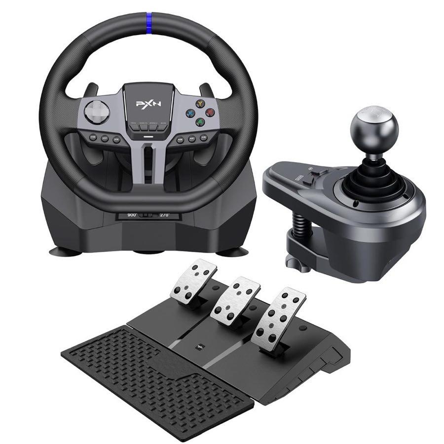 PXN V9 Gen2 Racing Wheel mit Pedalen und Shifter-Kit