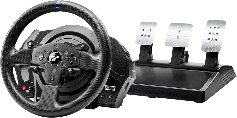 Thrustmaster T300RS GT Force-Feedback-Rennlenkrad & 3-Pedalset - PS5 & PC