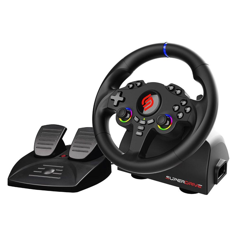 SUBSONIC - Superdrive 220RS-5 Lenkrad für PS5 und PC - Schwarz