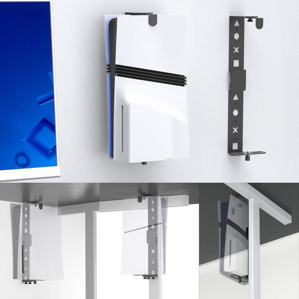 PS5 Wandhalterung & PS5 Halterung für PS5/Slim/Pro (Disc & Digital Konsole)