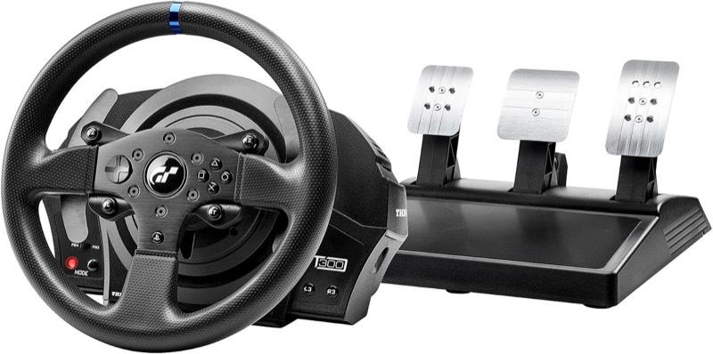 Thrustmaster Thrustmaster T300RS GT Force-Feedback-Rennlenkrad & 3-Pedalset - PS5 & PC