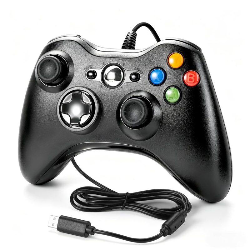 AYHWP Controller für Xbox 360,USB Gamepad Wired Controller, Vibrationsfeedback & Präzisen Analogsticks,Kompatibel mit…