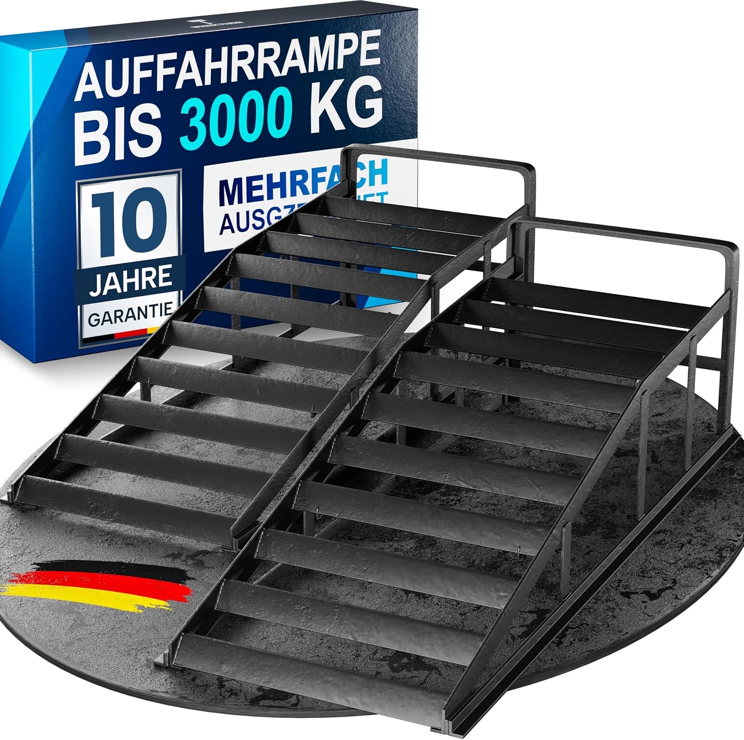 WERKTHOR Stahl-Auffahrrampe 3 t