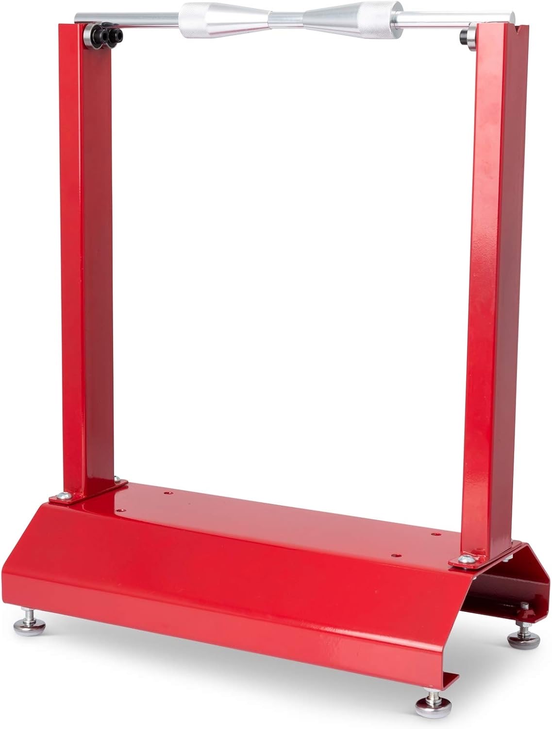 Professional Auswuchtgerät Auswuchtbock für Motorradreifen Roller Felgen Rot