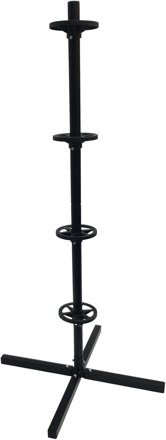 cartrend Reifenständer XL Max. Tragkraft von 120 kg, passend für alle gängigen Felgen und Reifen bis 285 mm schwarz
