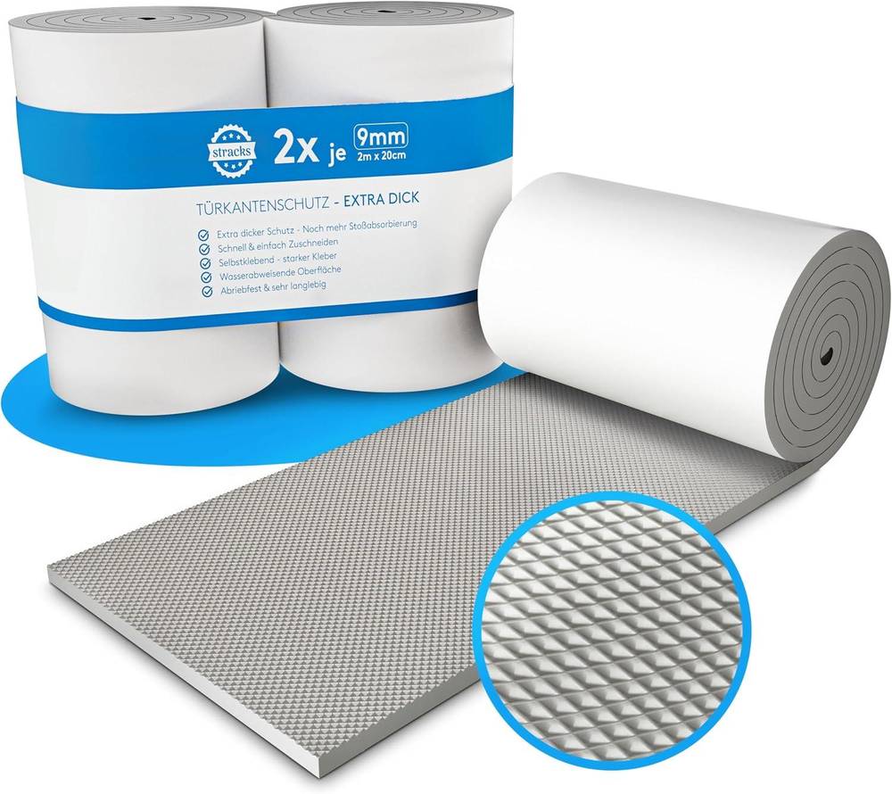 STRACKS 2 Rollen Grau 9 mm