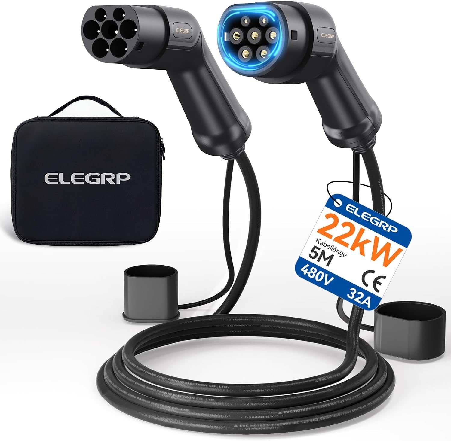 Ladekabel Typ 2 22 kW