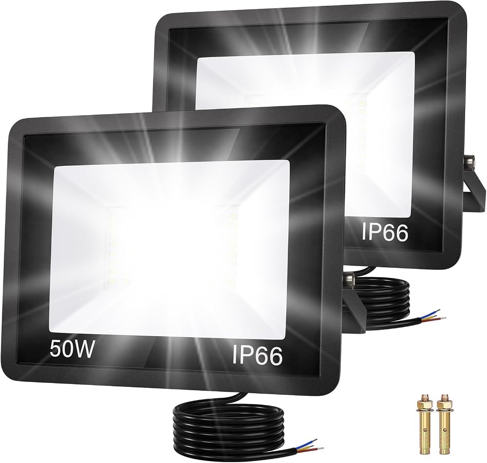 ICRGB LED-Strahler Außen 50W 5000 lm IP66, 2 Stück