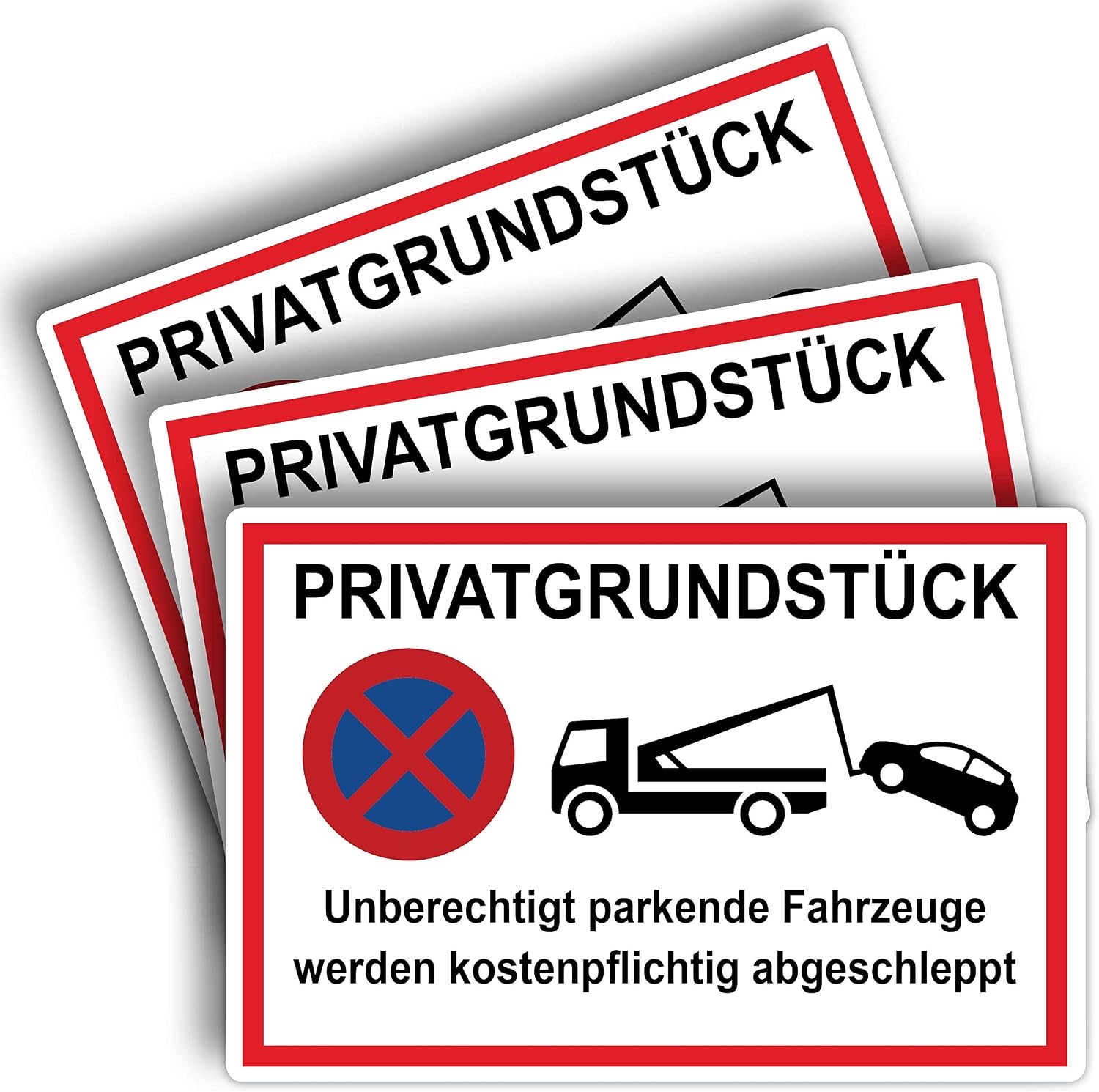 STROBO STROBO Abschleppzone PVC 3er