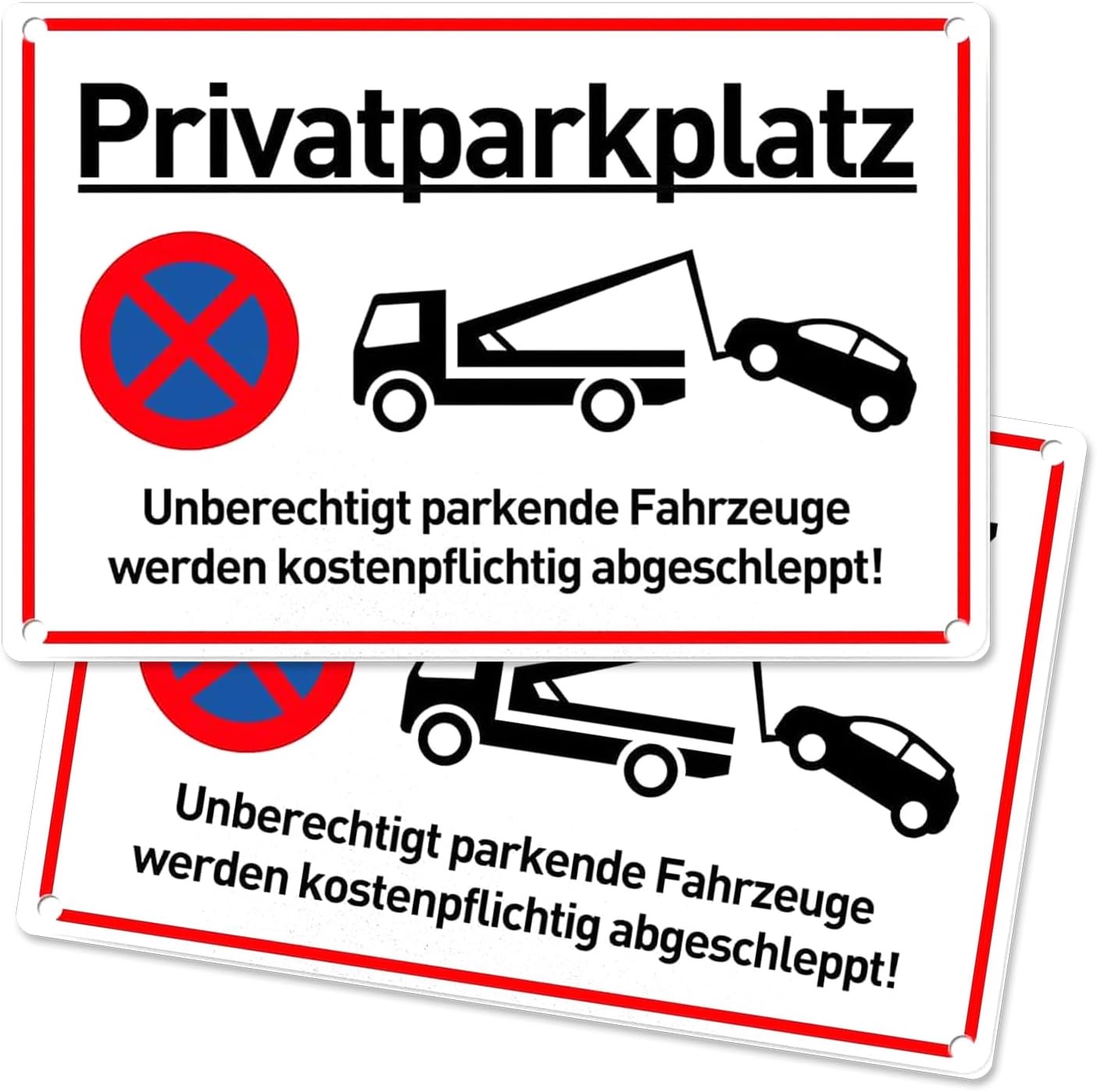 LEEPAT Privatparkplatz-Schild 2er