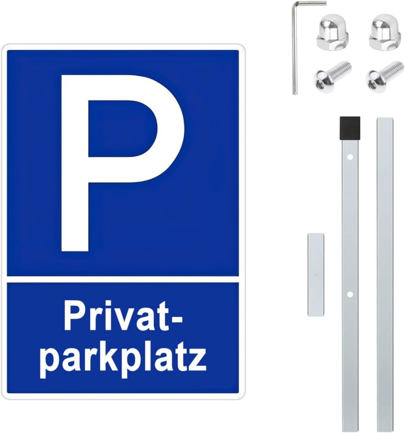SQLJYU Schild mit Pfosten