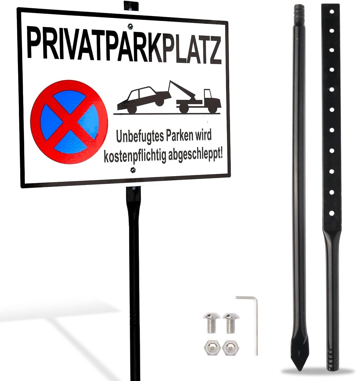 Luxoraiova Schild groß mit Pfosten