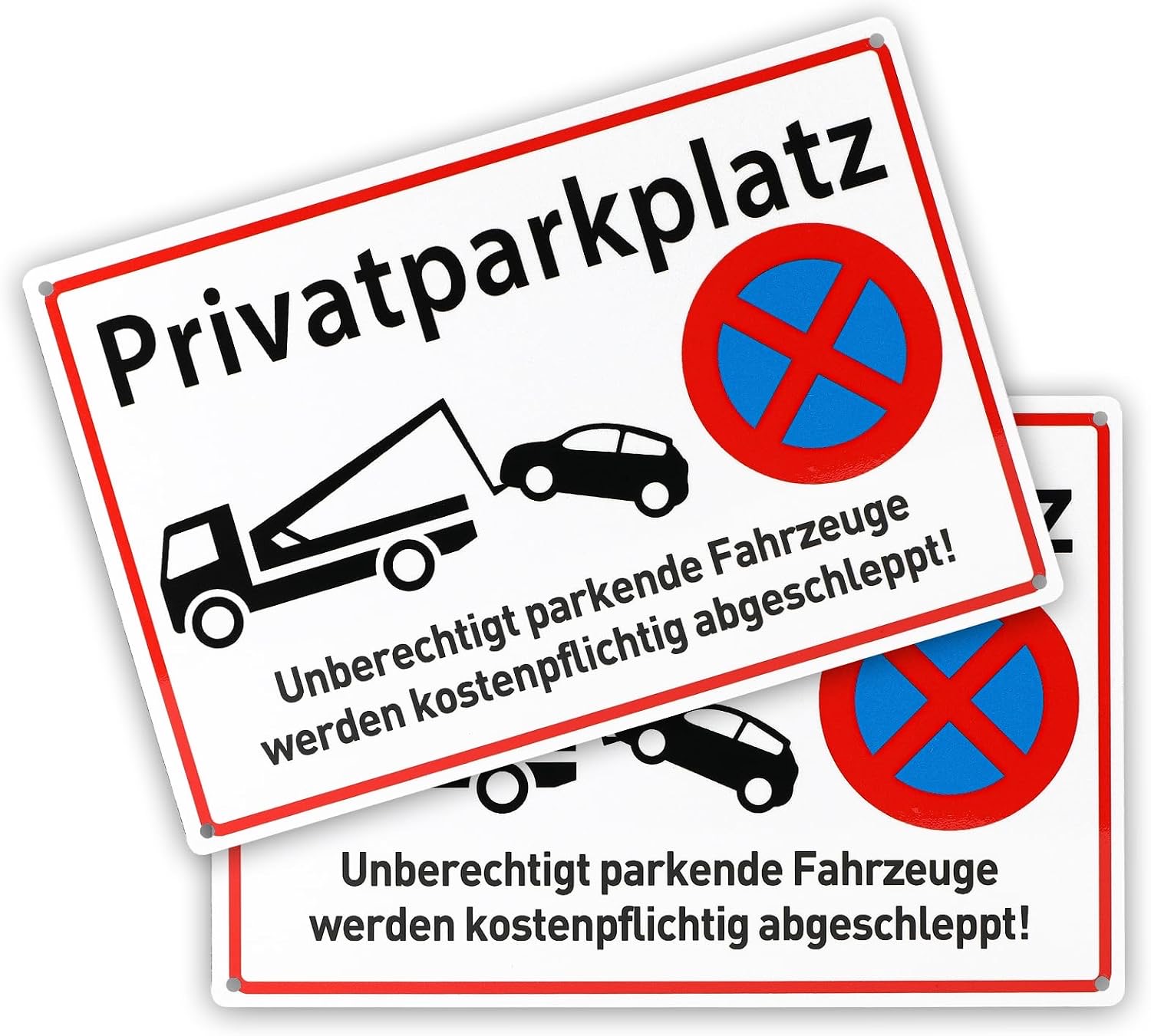 Zikenis Zikenis Parken-verboten-Schild 2er